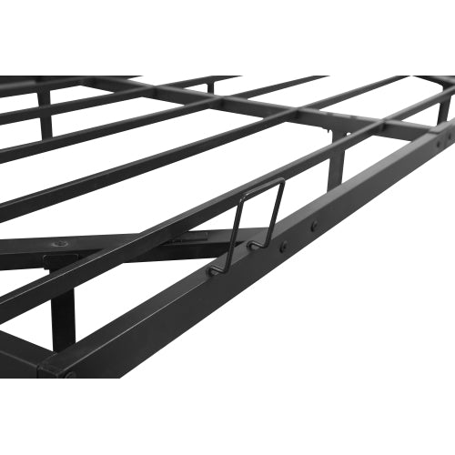 King Size Floating Bed Frames with LED Lights, Metal Platform Bed , Solid and Stable, Noise Free, No Box Spring Needed, Easy Assembly (King)