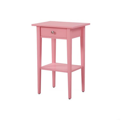 Bright Pink Contemporary Nightstand
