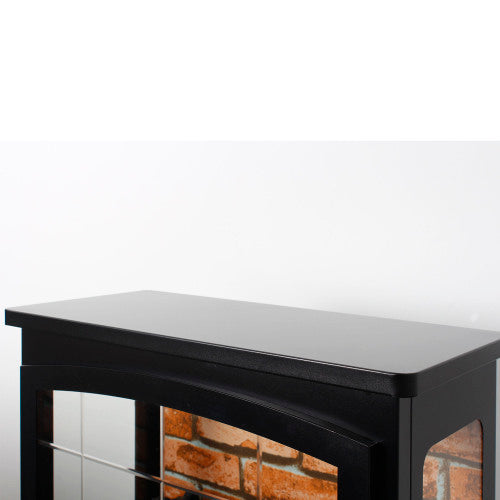 21 inchThree-sided Freestanding Electric Fireplace Stove heater with 3D Flame effect with remote control