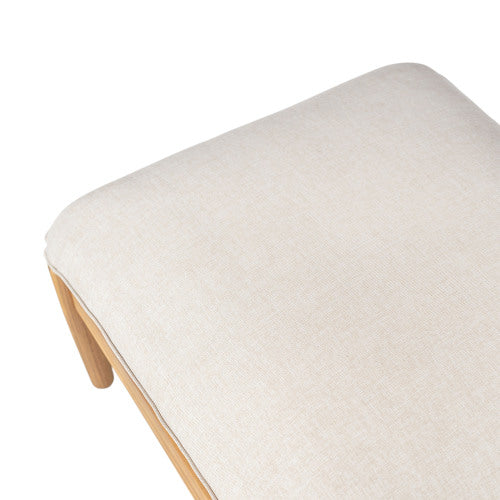 Terassi Outdoor Acacia Wood Lounge Set with Chair, Ottoman