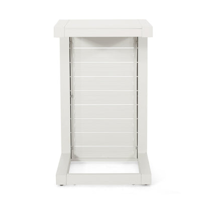 outdoor table C-SHAPED TABLE WHITE