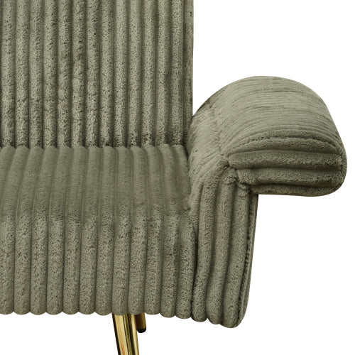 79 inch  Foldable Corduroy Sofa Bed with Adjustable Folding Armrests