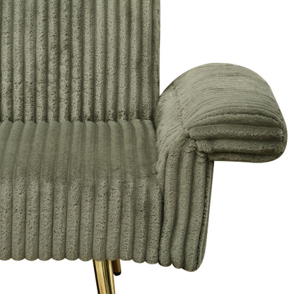 79 inch  Foldable Corduroy Sofa Bed with Adjustable Folding Armrests