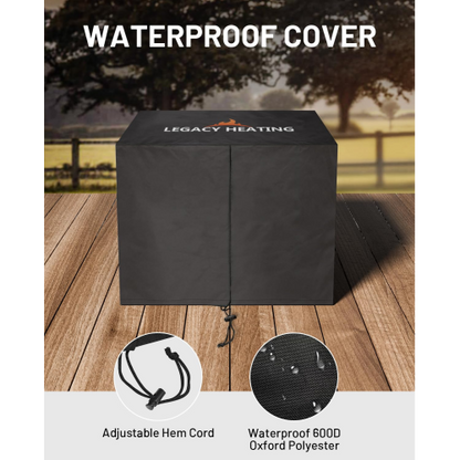 Cyberpit One 20 inch Smokeless Fire Pit, w/Pull-Out Ash Pan