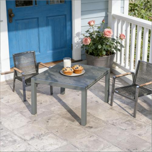 Outdoor Table,Aluminum Frame Rectangle Outdoor Table