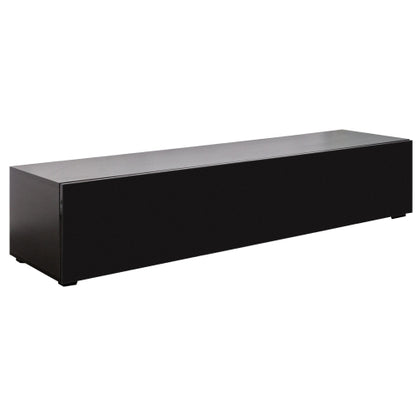 Wall Mount Floating Melamine TV Console Drop Down Hidden Cabinet Media Storage Shelf