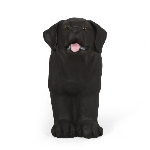 DOG BENCH, Outdoor Bench, Matte Black + Black, No Assembly Required