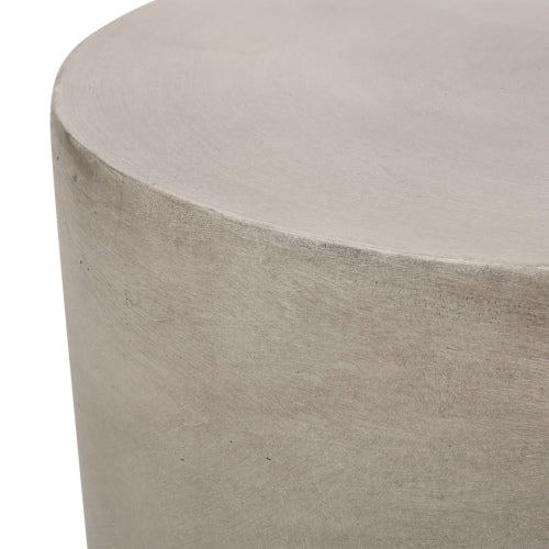 Outdoor LightWeight Concrete Side Table,Light Gray_70886.00