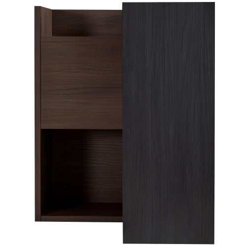 32.5 inch-58.8 inchW 40 inchH Multifuctional Storage Cabinet, Buffet Sideboard Cabinet with Drawer, Corner Cabinet for 44 inchH Window decor, Livingroom, Hallway, Entryway, Kitchen & Office  - Black & Walnut