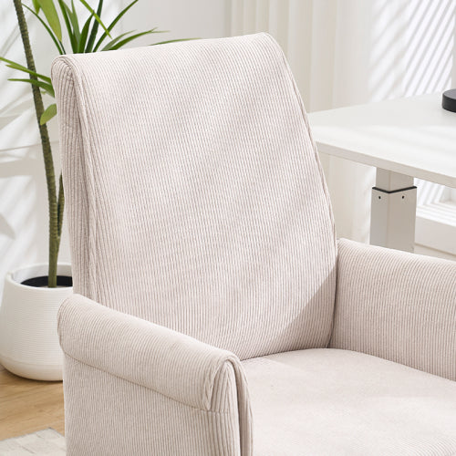 Mid-back liftable office chair, striped fabric, and ergonomically designed, is an excellent choice for working, studying or relaxing. The mid-back design provides a better sitting experience,White