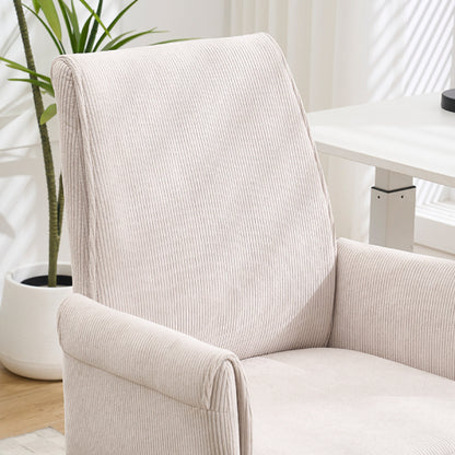 Mid-back liftable office chair, striped fabric, and ergonomically designed, is an excellent choice for working, studying or relaxing. The mid-back design provides a better sitting experience,White
