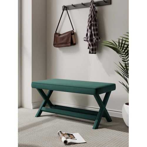 Accent Bench in Forest Green