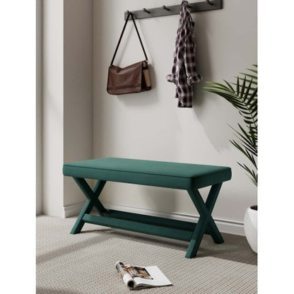 Accent Bench in Forest Green