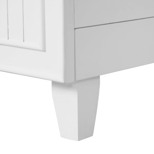 36" Bathroom Vanity with Ceramic Sink, Standard and Double-Layer Drawers, Soft Close Doors, Adjustable Shelves, Modern Storage Cabinet for Small and Medium Bathrooms