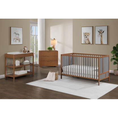 3-in-1 Crib in Walnut/Charcoal