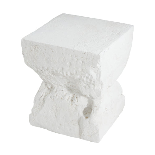 Cleo Outdoor Paito Modern Minimalist MGO Side Table, White