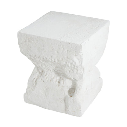 Cleo Outdoor Paito Modern Minimalist MGO Side Table, White