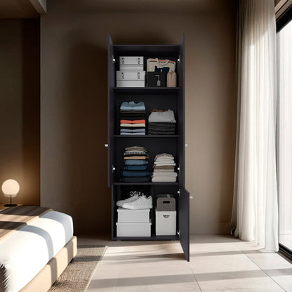 Armoire Extension Duo, Bedroom, Black