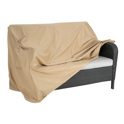 Shield Outdoor Loveseat Sofa Cover, Beige
