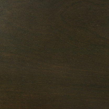 Dark Cocoa 2-Drawer Wood Nightstand with Nickel Hardware
