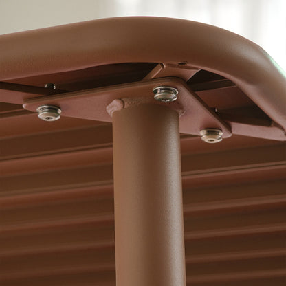 Sella long table outdoor (red)dining table villa courtyard balcony table outdoor leisure table simple garden waterproof table