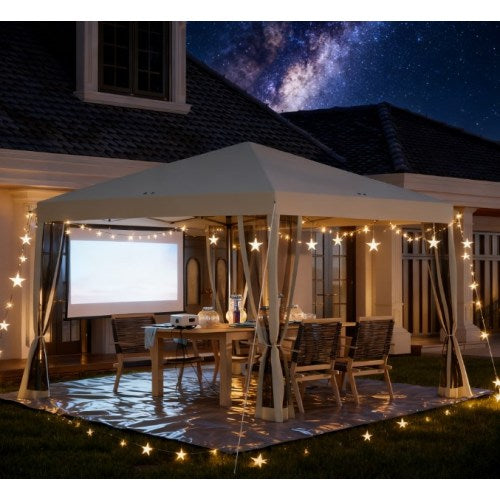 Screen House Room,Pop Up Canopy Tent with Netting,Instant Gazebo,with Carry Bag,Height Adjustable