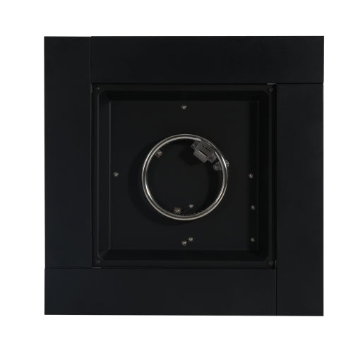 30inch Square Steel Fire Pit Table, in Black,40000BTU