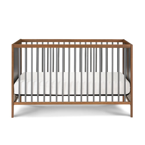 3-in-1 Crib in Walnut/Charcoal