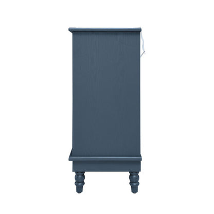 American style Hollow-Carved 2 Door Accent Cabinet Sideboard Buffet Storage Cabinet for Entryway Living Room Bedroom