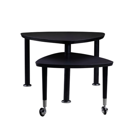 360 degree Rotatable modern Coffee Table for Living Room, solid wood legs with simply assemble Cocktail Table,