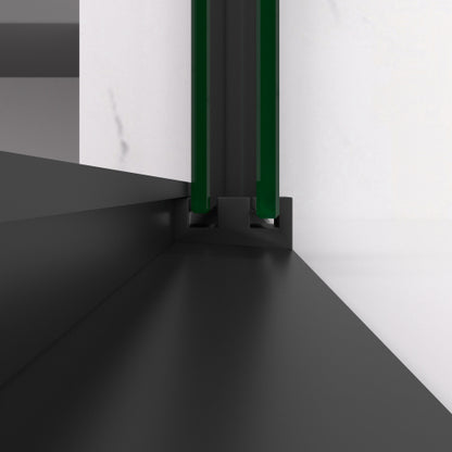 44-48"x72" Aluminum Frame Double Sliding Shower Door,Bypass Bathroom Sliding Door with Premium 5/16" (8mm)