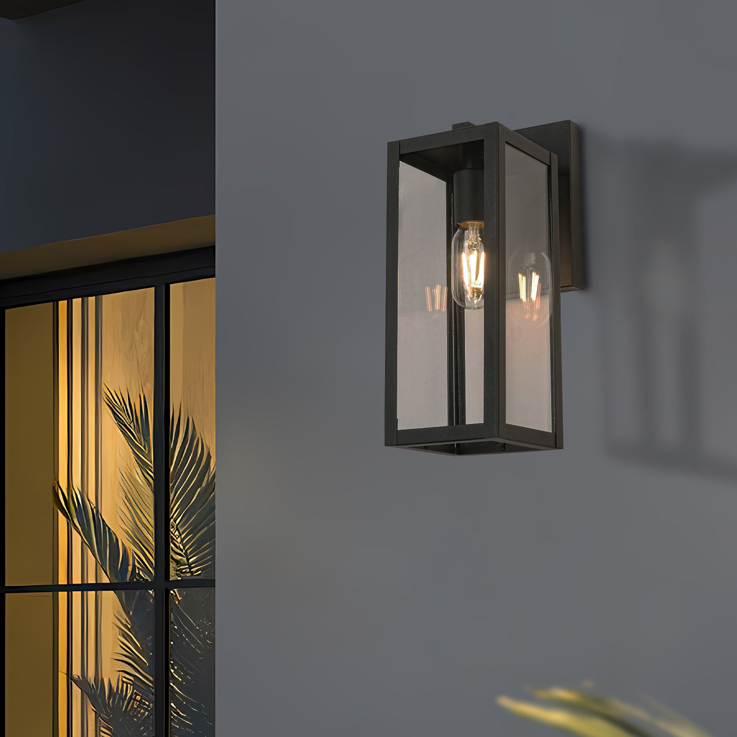 Wall Sconces 1-Light 13.75-in H Matte Black Dark Sky LED Outdoor Wall Light