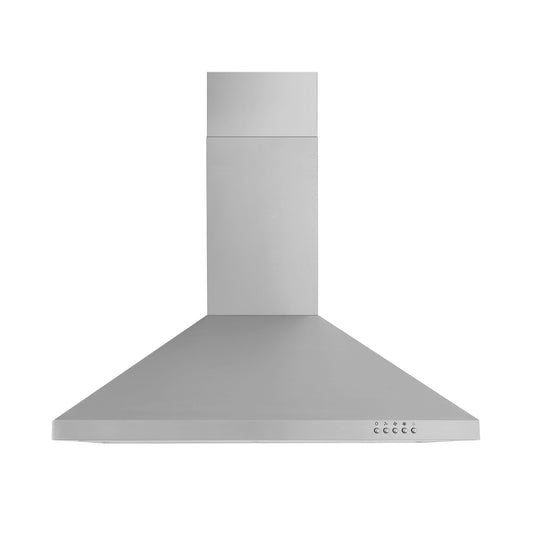 Stainless Steel 700 CFM Ducted (Vented) Wall Range Hood with Baffle Filter