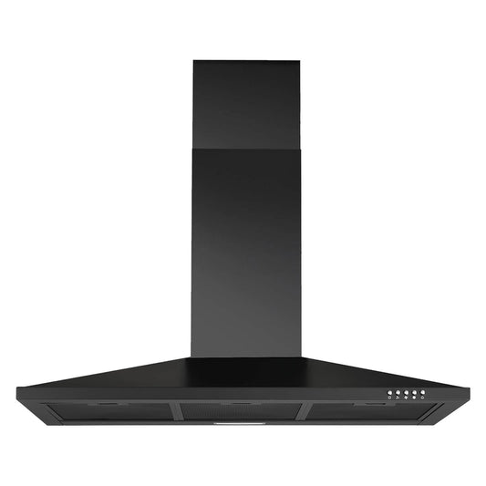 Stainless Steel 450 CFM Ducted (Vented) Wall Range Hood with Baffle Filter