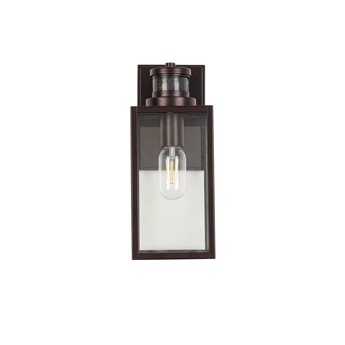 Ourdoor Wall Lights 1-Light 12.56-in H Oil-Rubbed Bronze Motion Sensor Led, Outdoor Wall Light