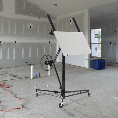 11 ft. Drywall Panel Hoist Jack Lifter Drywall Lift Panel Lift in Black