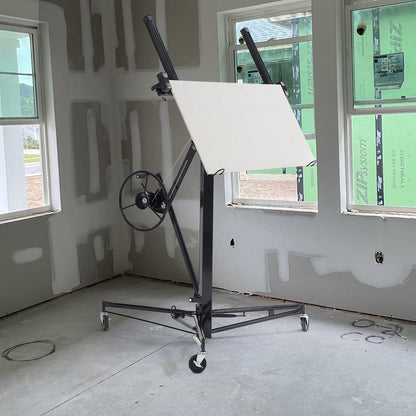 13 ft. Drywall Panel Hoist Jack Lifter Drywall Lift Panel Lift in Black