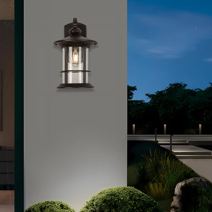 1-Light Black Outdoor Wall Sconce (1-Pack)