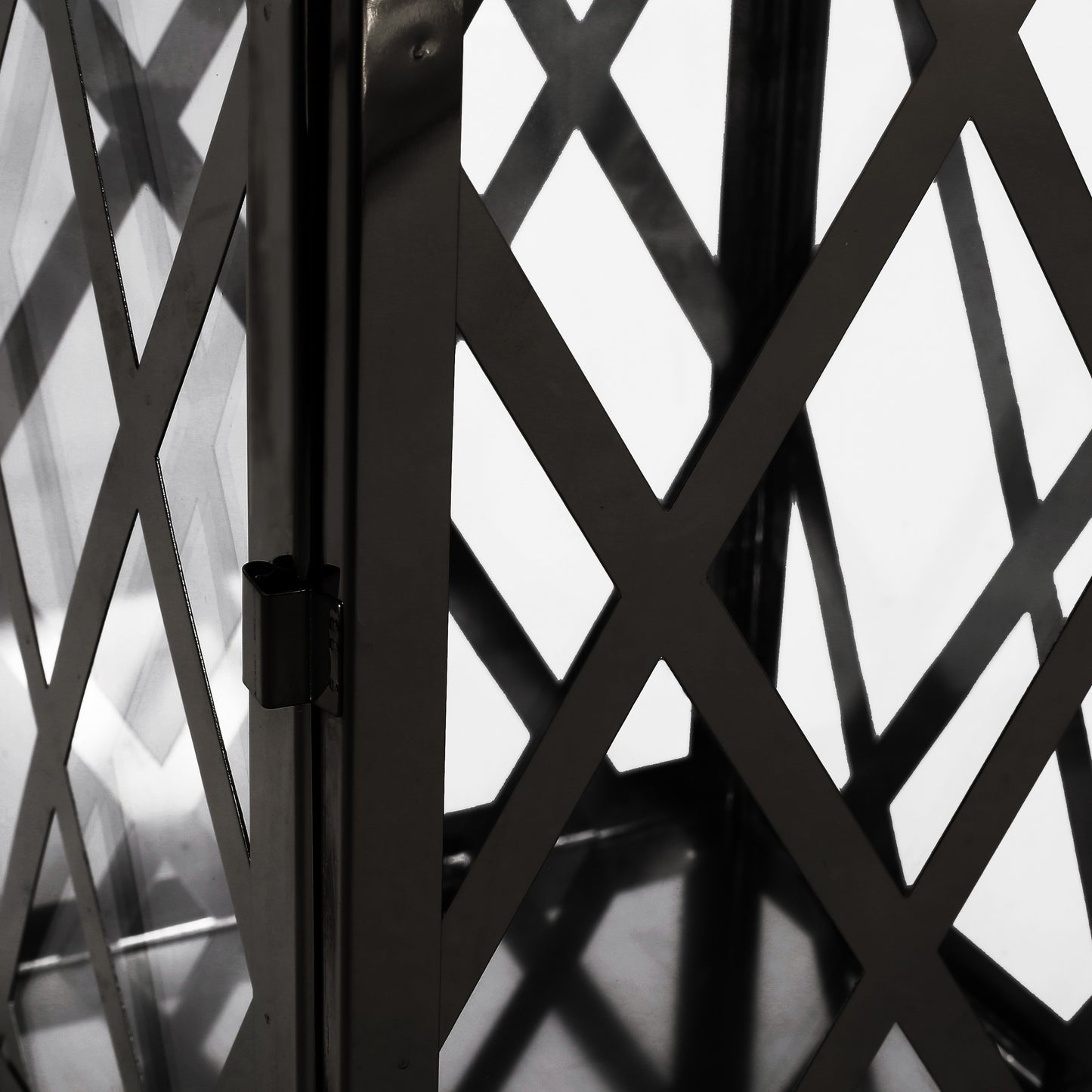 ANTON 14"H STAINLESS STEEL LANTERN