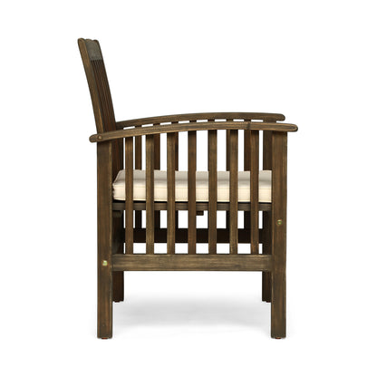 DINING CHAIR,2PCS with 2 Cushions