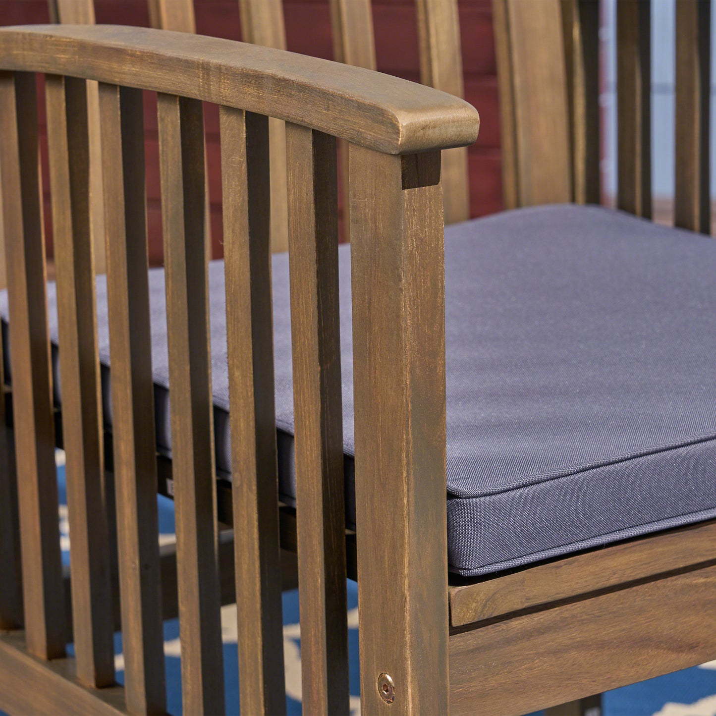 DINING CHAIR,2PCS with 2 Cushions