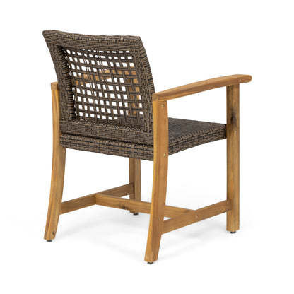 WICKER DINING CHAIR( SET OF 2 )
