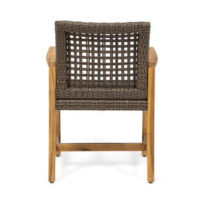 WICKER DINING CHAIR( SET OF 2 )