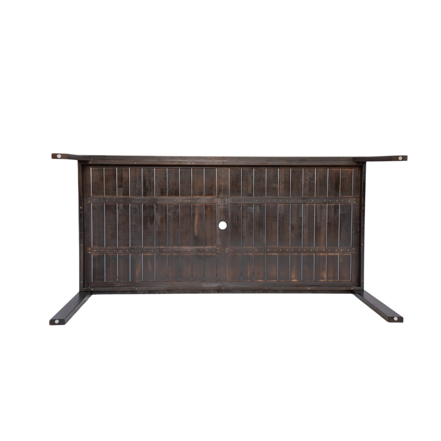 Patio Dining Set Outdoor Dining Table and Chair Set with and Removable Cushions for Patio, Backyard, Garden, Dark Brown