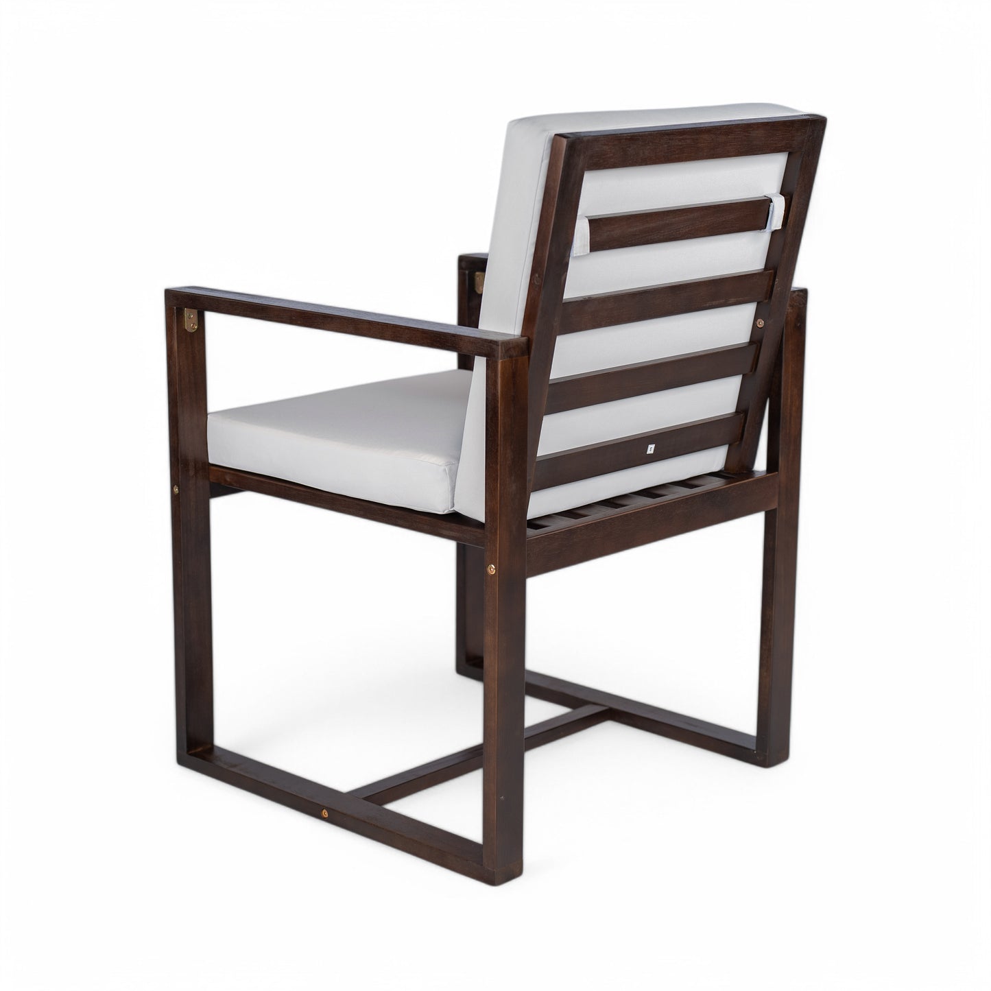 Patio Dining Set Outdoor Dining Table and Chair Set with and Removable Cushions for Patio, Backyard, Garden, Dark Brown
