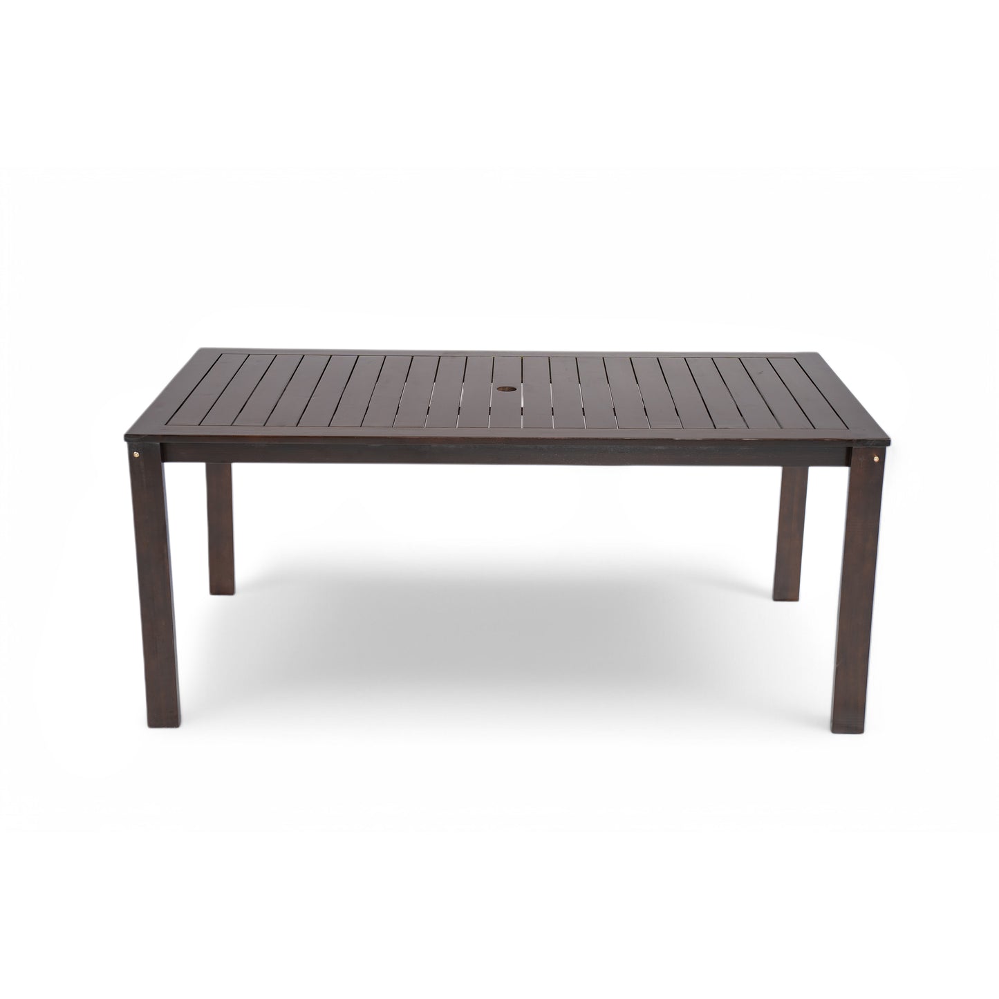 Patio Dining Set Outdoor Dining Table and Chair Set with and Removable Cushions for Patio, Backyard, Garden, Dark Brown