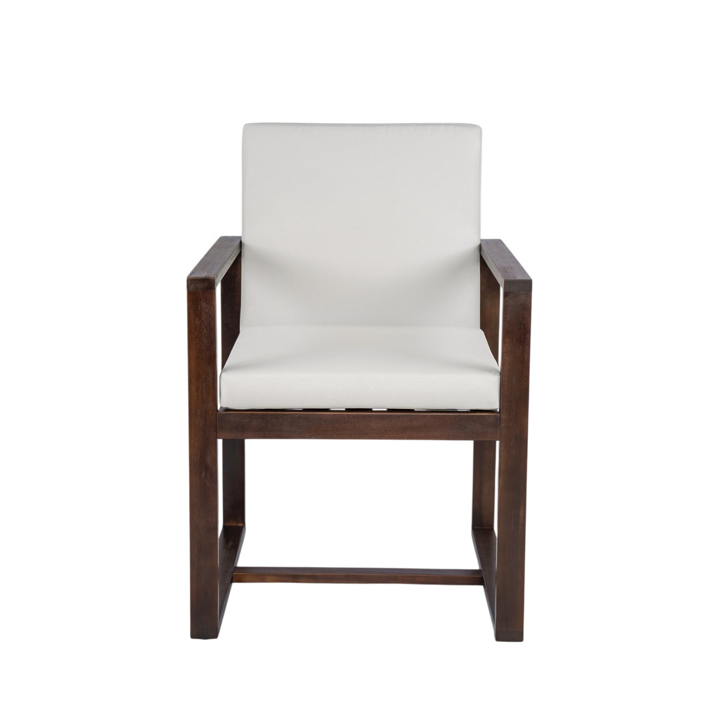 Patio Dining Set Outdoor Dining Table and Chair Set with and Removable Cushions for Patio, Backyard, Garden, Dark Brown
