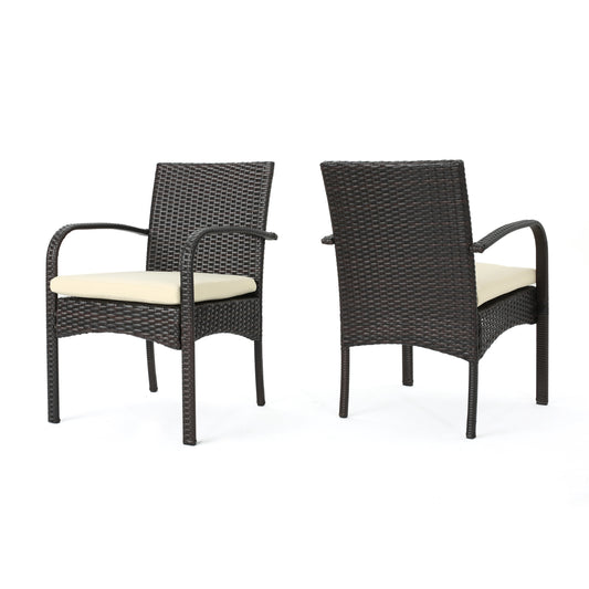 WICKER DINING CHAIR [Set of 2]