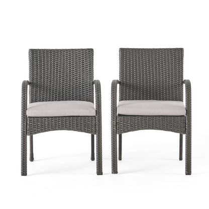 WICKER DINING CHAIR [SET OF 2 PCS]