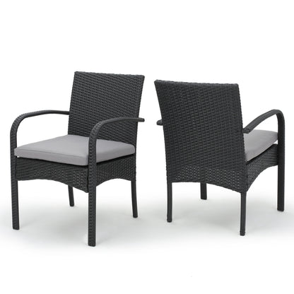 WICKER DINING CHAIR [SET OF 2 PCS]